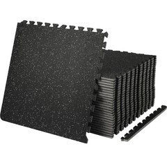 VEVOR 24 x24 x 0.5 » Exercise Interlocking Rubber Floor Mat Foam w/ Top 6/12/25