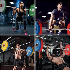 Olympic Rubber Bumper Plates for Barbell Training – 5kg to 20kg Options