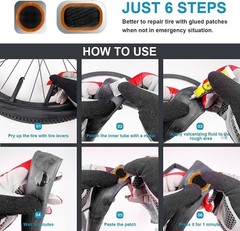 Comprehensive Bicycle Repair Kit – 6 Patches, User Manual & Metal Tools Included