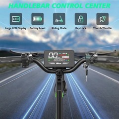 1200W Off-road Electric Scooter for Adult 30MPH 20Miles 48V 13AH Fast E-Scooter