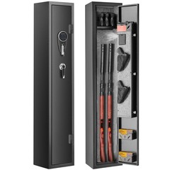 VEVOR Gun Safe Rifle Safe with Digital Keypad & Lock for 3 Rifles and 4 Pistols
