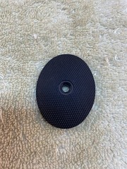Vintage Unbranded Checkered Plastic Pistol Grip Cap W/ Measurements