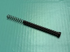 USED FACTORY BERETTA 92FS STAINLESS STEEL BARREL LUG PLASTIC GUIDE ROD INOX
