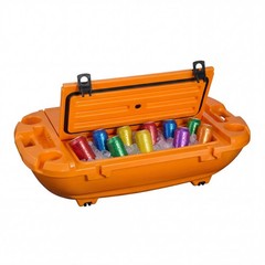 Uimoso 40 QT Floating Cooler Ice Chest for Water, Land, and Lake – Orange