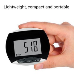 Pedometer Walking Step Counter with Belt Clip Multi-functional Pedometer LCD Dis
