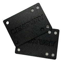 Century Skateboard Riser Pads 1/8 in – Universal (old & new school) Color Choice