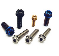 Titanium Bolt Flange Torx Screw Grade 5 For Motorcycle M4 M5 M6 M8