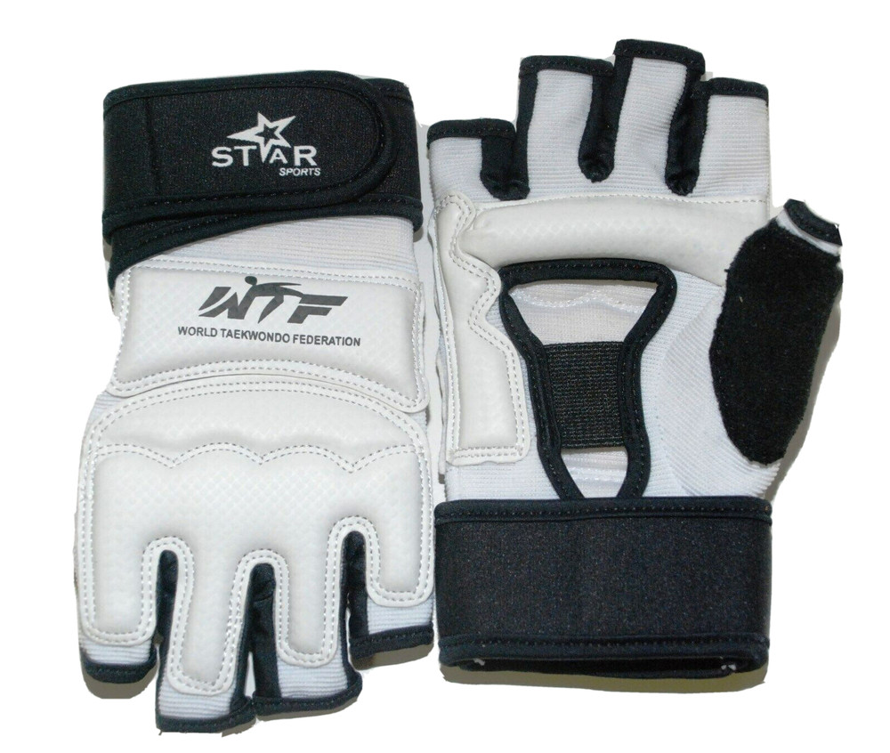 Half Finger Sparring Hand Gloves Hand Protector Taekwondo Karate MMA Muay Thai
