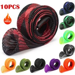 10PCS Fishing Rod Sleeve,Rod Socks for Fishing Poles, Fishing Rod Sleeves Sock C
