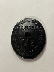 Remington 742 Woodsmaster Pistol Grip cap New Reproduction for restorations