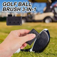 3 in 1 Golf Club Cleaning Brush Club Groove Cleaner Tool Brush Cleaner US