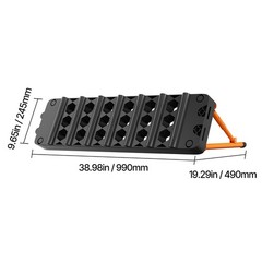 Uimoso Soccer Rebounder Board 37.4 x 9.8 in Dual-Sided Training Wall