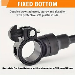 Bike Handlebar Mirror 2 Pack – Rotatable And Adjustable Wide Angle Rear View