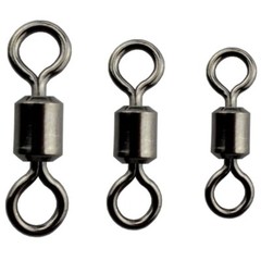 Rolling Barrel Swivel – 42lb-330lb – #1-#4, #6, #8, 1/0-6/0 – 50 & 100 pack