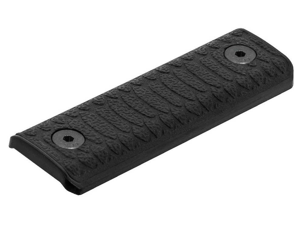 UTG Low Profile M-LOK Rubberized Non-slip Panel Rail Covers 3.15&Prime; Black 4/Pack