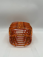 Chrome Mini Helmet Metal Facemasks Riddell CLIPS INCLUDED!