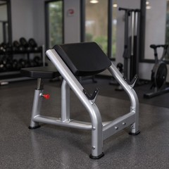 Preacher Curl Weight Bench with Adjustable Seat Workout Bench for Home Gym