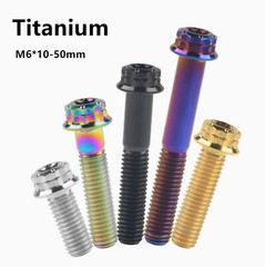 Titanium Bolt M6x10 15 20 25 30 35 40 45 50mm T30 Torx Head Flange Screw