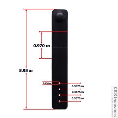 IWB Belt Loops – Heavy Duty Rubber – w/Pull-The-Dot Snaps/Durable Caps