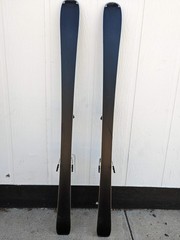 Salomon Distance 76 all mountain rocker skis with bindings, 160cm