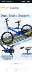 hoytkolity 20 inch Kids Bike for Boy 7-13 Years Old Cycling Kiddo Open Box