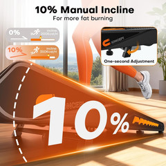 4-in-1 Walking Pad Treadmill with Speaker, 6.2MPH, 350LB Capacity, 12 HIIT Progr