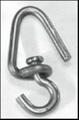 JC Conner Rod Swivel and J Hook 20 Pack Trapping Supplies