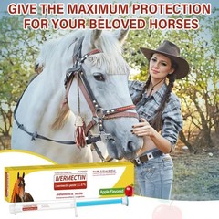 10 Pack New Paste Wormer Horse Dewormer Apple Flavor US Free Shipping EXP01/2028