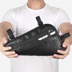 WEST BIKING Waterproof Bicycle Frame Bag Reflective Cycling Bike Triangle Bag 3L