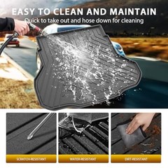 Floor Mats for Kia K4 2025 2026, All Weather TPE 14)Kia K4｜25-26｜Combo Set