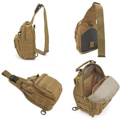 Tactical Gun Bag Pistol Holster Concealed Carry Chest Crossbody Pack Handgun Bag