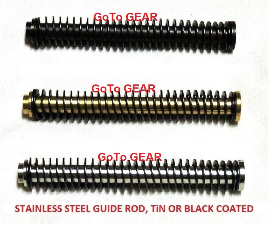 TS Stainless Steel Guide Rod Assembly COATED ROD For GLOCK 17 19 20 Gen 1 2 3