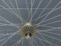 Matrix 700c Wheelset Sansin Hubs 6 Speed Freewheel 100/126 QR Rim Brake Clincher