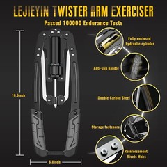 Compact Hydraulic Arm Exerciser with 20 Resistance Levels – Perfect for Home Use