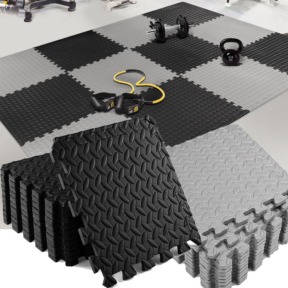Puzzle Exercise Mat EVA Interlocking Foam Floor Tiles for Gym Mat Floor Padding