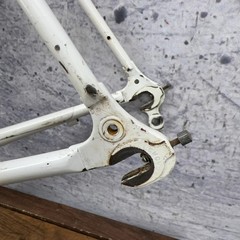 Vintage LeMond Zurich Road Bike Frame 59cm Reynolds 853 USA White 700c 126 mm