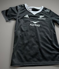 Adidas New Zealand All Blacks Home Jersey Youth M Low Use Great Condition Rugby