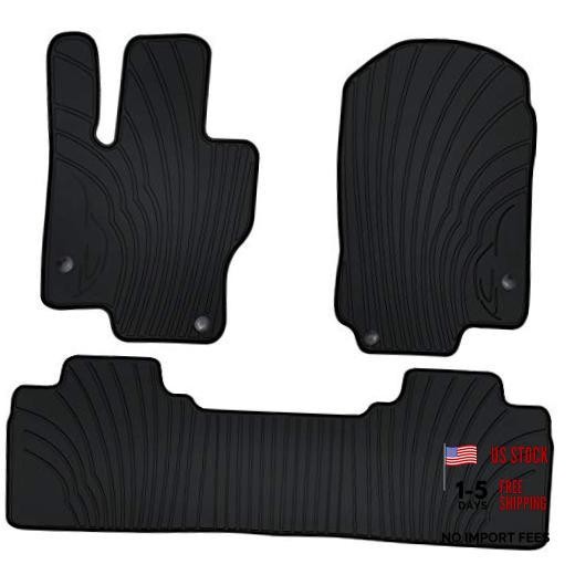Car Floor Mats for Mercedes-Benz GLE 2020-2025 GLE 5-Seat Floor Mat Full Black