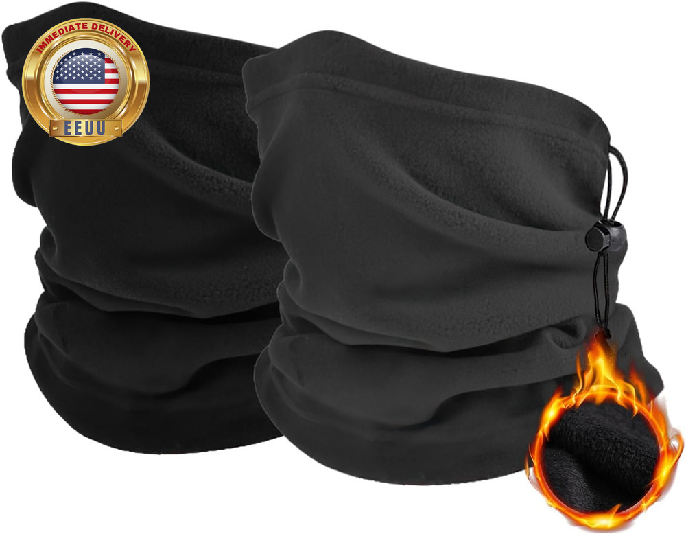 Neck Gaiter Ski Mask, Balaclava Face Mask Men, Adjustable Reusable Windproof Fac