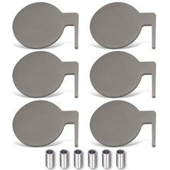 AR500 6&Prime;x 3/8&Prime; Steel Shooting Range Targets Dueling Trees Metal Paddles