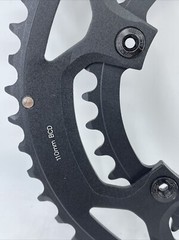FSA Pro Road 50 & 34 Compact 5-Arm 110mm 10/11-Speed Alloy Chainring Set