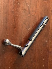 Polished 98K K98 7.92x57mm Mauser Bolt Bent , For Sniper Scope With Extractor