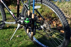 BIKE FISHERMAN – Bike Fishing Rod Holder – Holds 2 Rods – Easily Mount – Secure