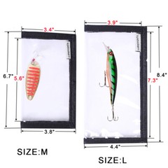 The Lure Jacket 4 Pack; Fishing Lure Wrap, Lure Cover Orange,Black,Green