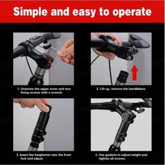 115/180/210mm MTB Bike Handlebar Front Fork Stem Riser Extender Extension Adapto