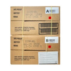 MRE U.S. Military Ready to Eat Meals INSP 2025 or Better – options 1,2,48 pack