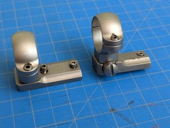 Leupold Win 70 Front & Rear Scope Mount Bases And Rings Silver