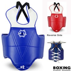 Chest Guard Body Protector Body Armour Vest Belly Training MMA Taekwondo Boxing