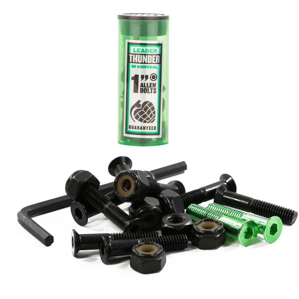 THUNDER HARDWARE 1 in Allen SKATEBOARD SILVER/BLACK BOLT