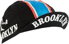 Retro Vintage Team Cycling Cap – Anti-Sweat, Team Jersey Caps, Brooklyn Black